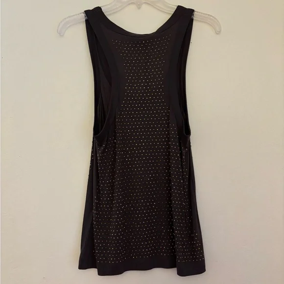 All Saints Orvi Sparkle Tank Khaki Green - Picture 3 of 6